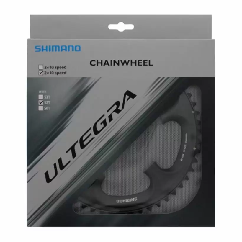 Chainring 52T B Ultegra FC-6700G for Double Chainring 10s Grey - image