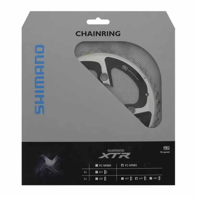 Chainring 42D AF XTR FC-M985 for Double Chainring 42/30D 10v - image