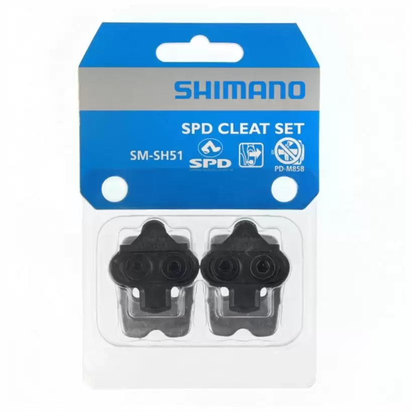 2 Piezas Calas Shimano MTB SH51 Tacos de Bicicleta para Shimano SPD  Spinning Juego de Calas para Pedales Compatibles con Shimano SPD Negro