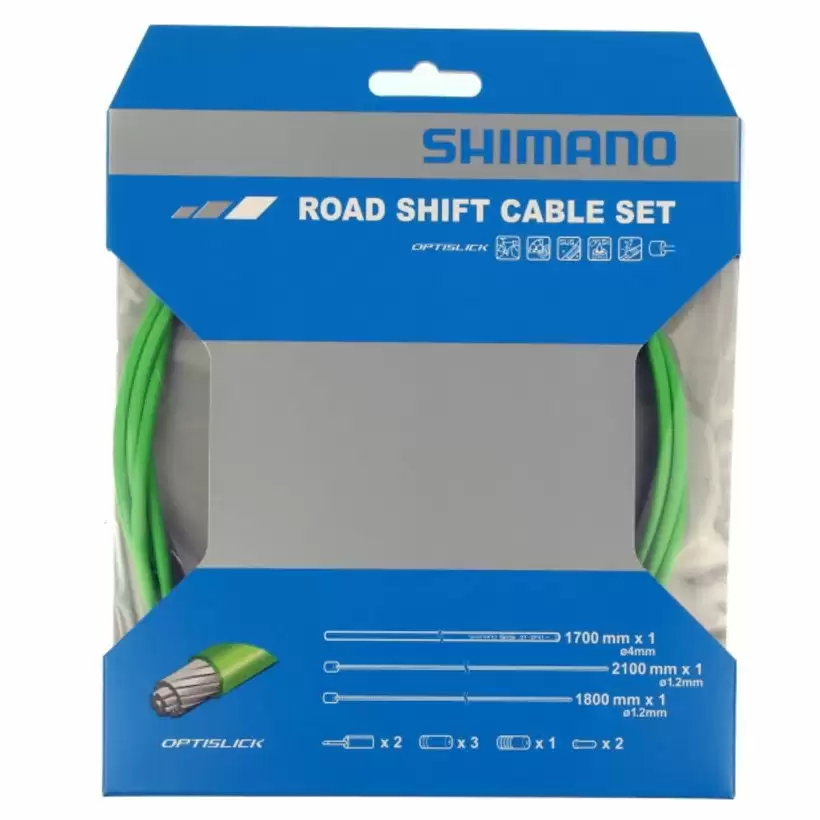 Shimano road gear cable set with sst inner wire hot sale