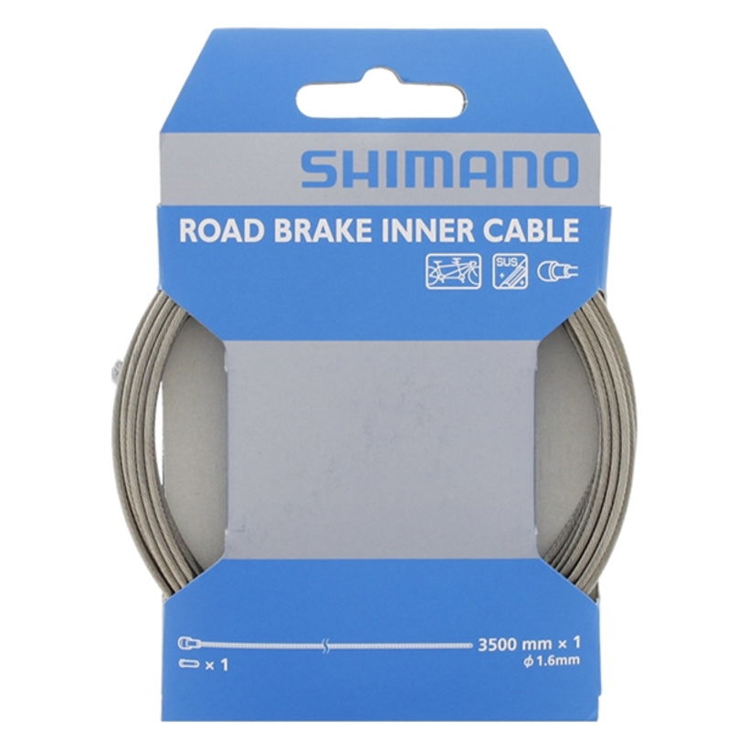 Stainless Steel Brake Inner Cable 1.6 x 3500mm Road Tandem