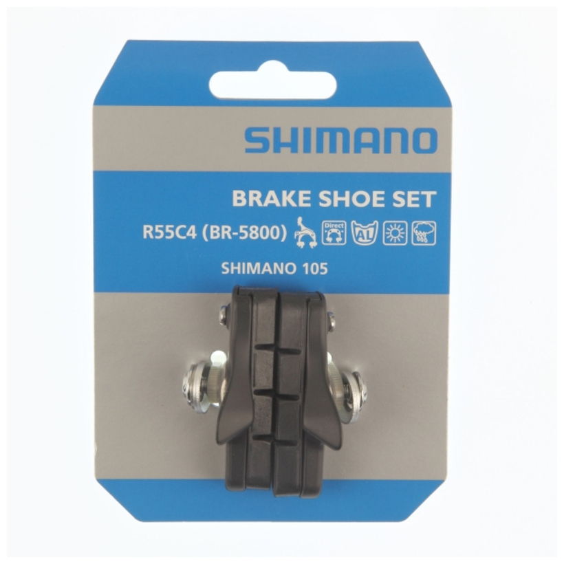 Complete Brake Shoes R55C4 105 BR-7000 Black