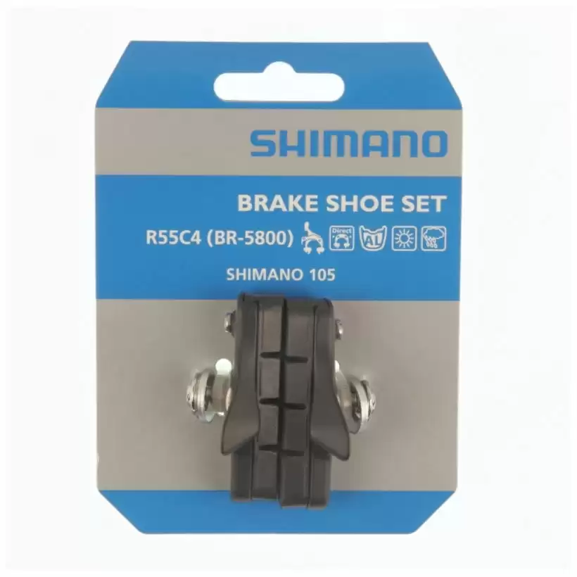 Complete Brake Shoes R55C4 105 BR-7000 Black - image