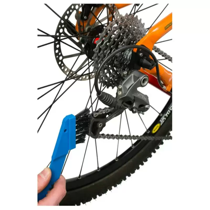 Drivetrain gear and chain cleaning brush #2
