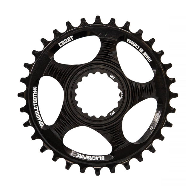 Chainring Snaggletooth 34T Direct Mount Cannondale Black