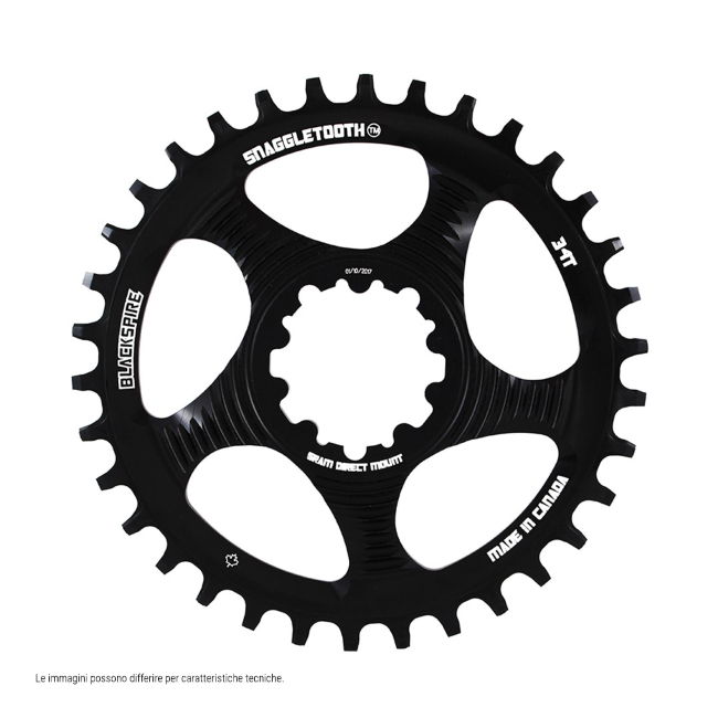 Chainring Snaggletooth 36T Direct Mount Sram Boost Black