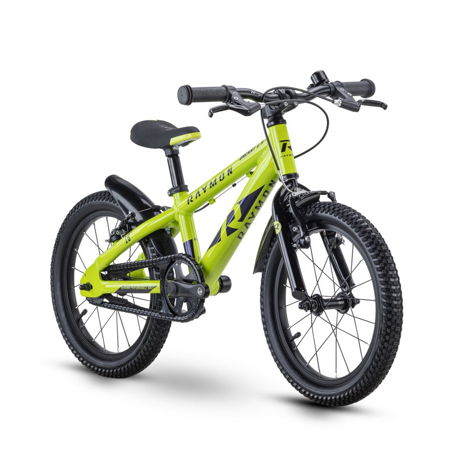 Bicicletta Bambino 6-8 Anni OneRay 1.0 16'' 1v Verde/Viola