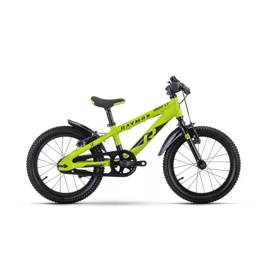 Bicicletta Bambino 6-8 Anni OneRay 1.0 16'' 1v Verde/Viola #2