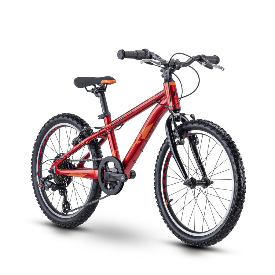 Bicicletta MTB Bambino 6-8 Anni TwoRay 1.0 20'' 7v Rosso/Arancio