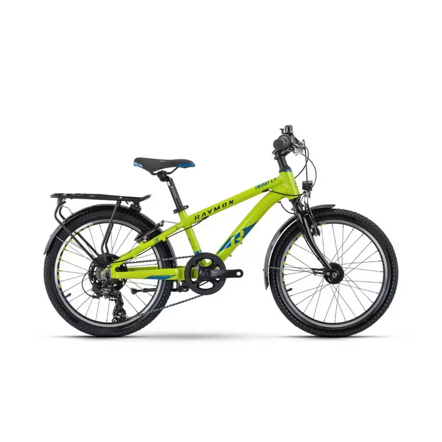 Bicicletta Bambino 6-8 Anni TwoRay 1.5 Street 20'' 7v Verde/Blu #1