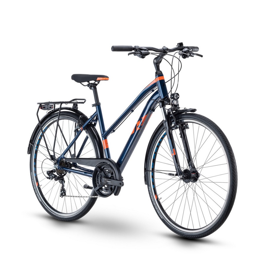 TourRay 1.0 Femme 28'' 21v Bleu/Orange Taille 48