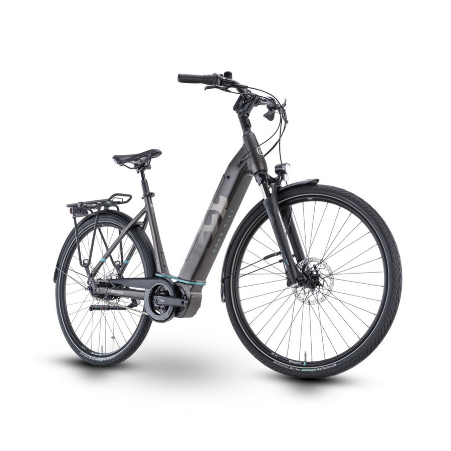 Gran City 2 FW Wave 28'' 8s 500Wh Shimano E6100 Braun/Blau Größe S