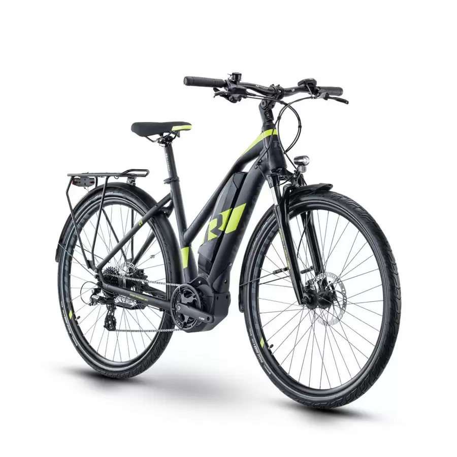 TourRay E 1.0 Donna 28'' 8v 400Wh Yamaha PW-CE Nero/Verde 2021 Taglia 48 - image