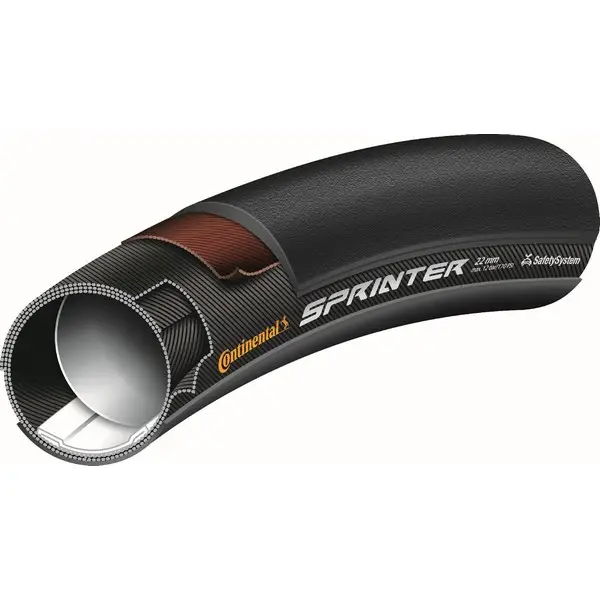 Copertone Strada Tubolare Sprinter 26’’x22mm Nero - image