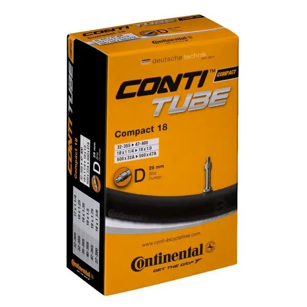 Schlauch Compact 18 18x1 1/4-1.90'' 32/47-355/400 Dunlop-Ventil 26mm - image