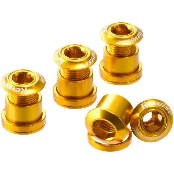 Tornillo de tornillo para corona 4 piezas doradas - image