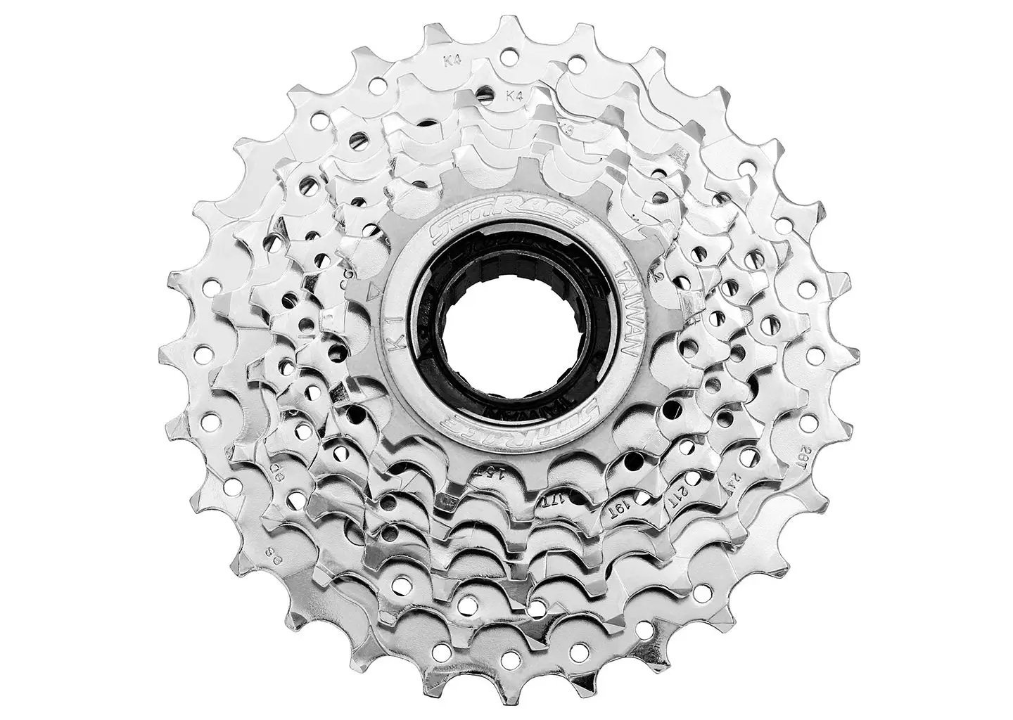 Cassetta pignoni ruota libera 7vel MFM30 a filetto 13-28T silver - image