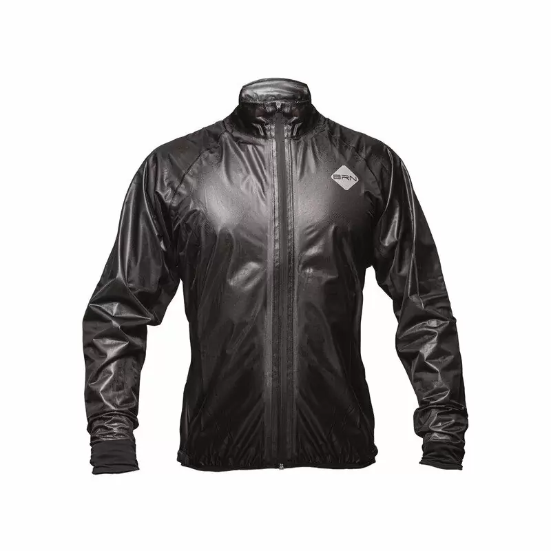 Chaqueta Impermeable Negra Talla XL - image