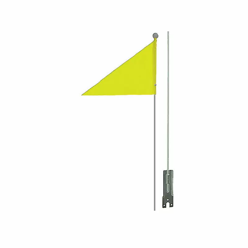 Adult Safety Flag Yellow 150cm - image