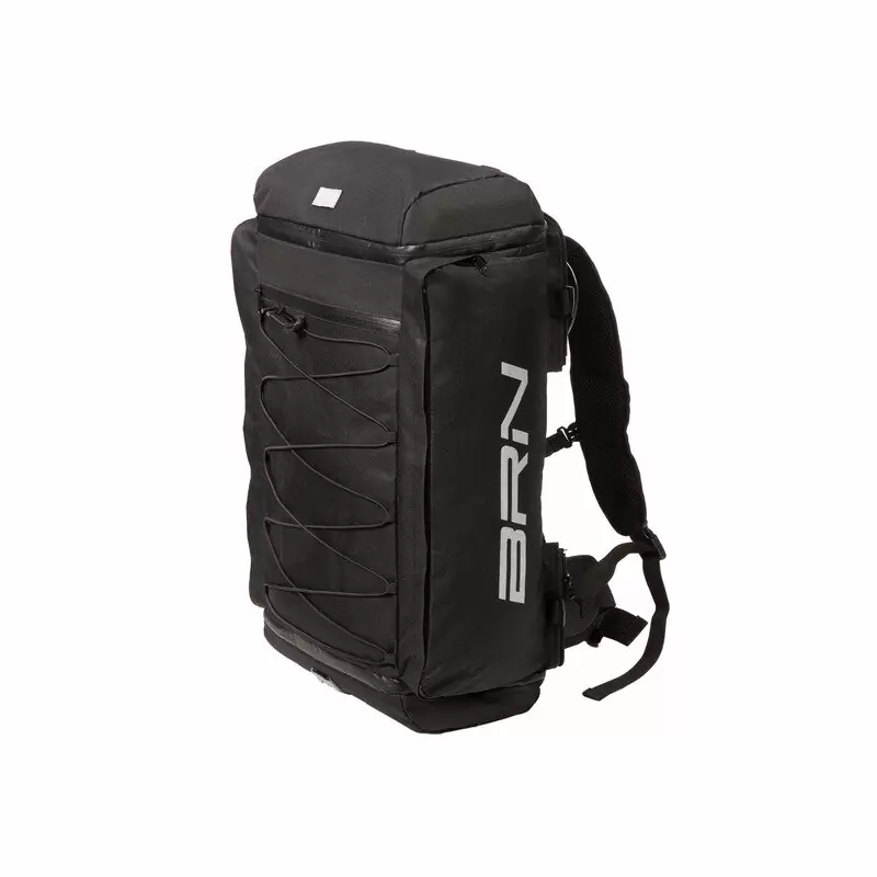 Rear Bags and Backpack Set Bike Travel 70L Black #4