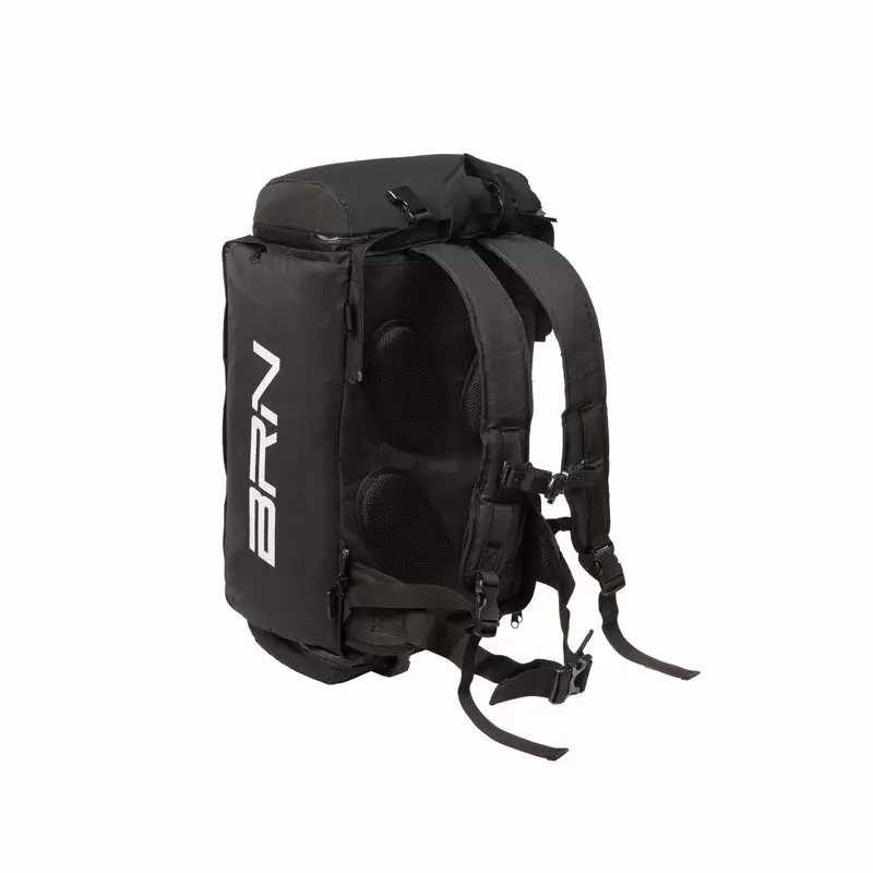 Rear Bags and Backpack Set Bike Travel 70L Black #5