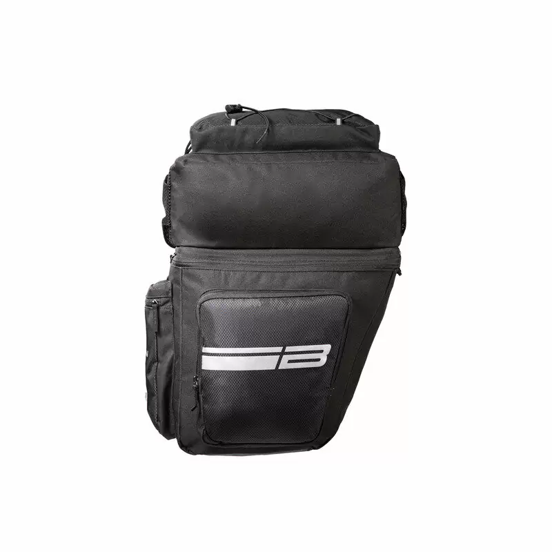 Rear Bags and Backpack Set Bike Travel 50L Black #2