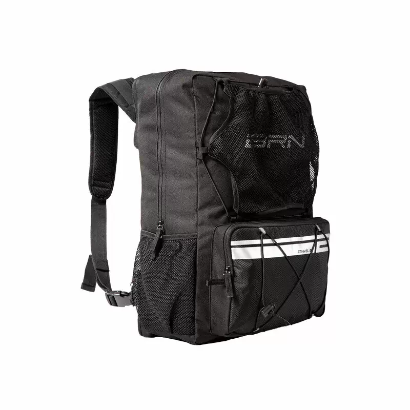 Rear Bags and Backpack Set Bike Travel 50L Black #4
