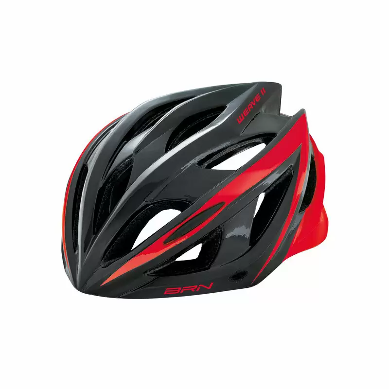 Red and best sale black cycling helmet