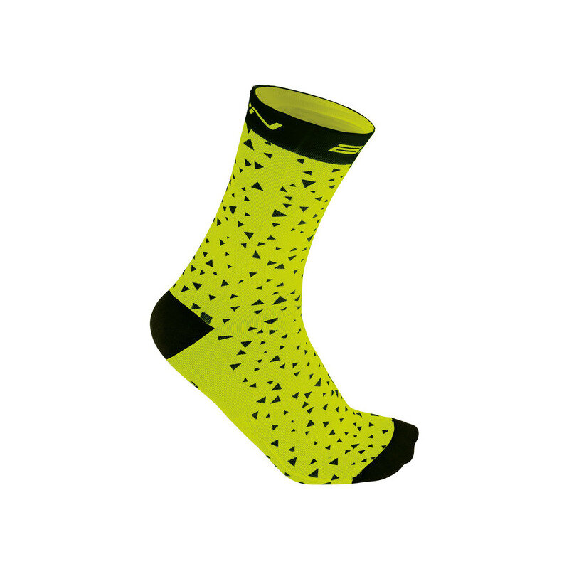 Socken Dreieck Gelb/Schwarz Größe S/M (39-42)