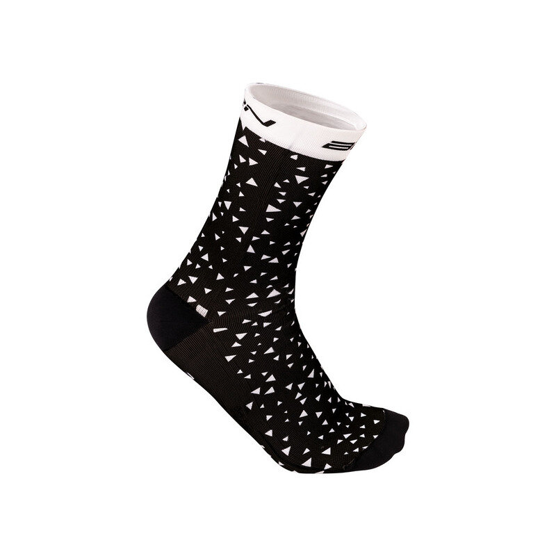 Socken Dreieck Schwarz/Weiß Größe L/XL (43-46)
