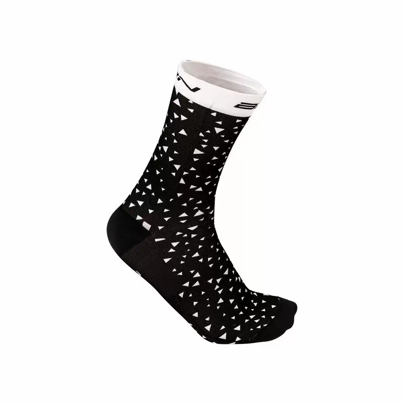 Socken Dreieck Schwarz/Weiß Größe L/XL (43-46) - image