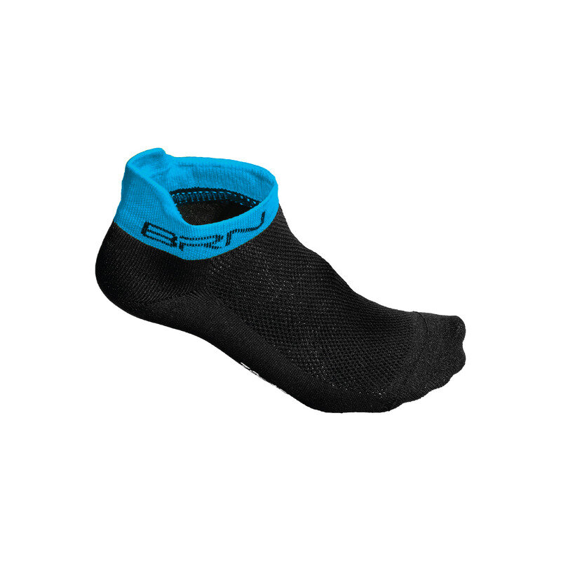 Short Socks Black/Blue Size S/M (39-42)