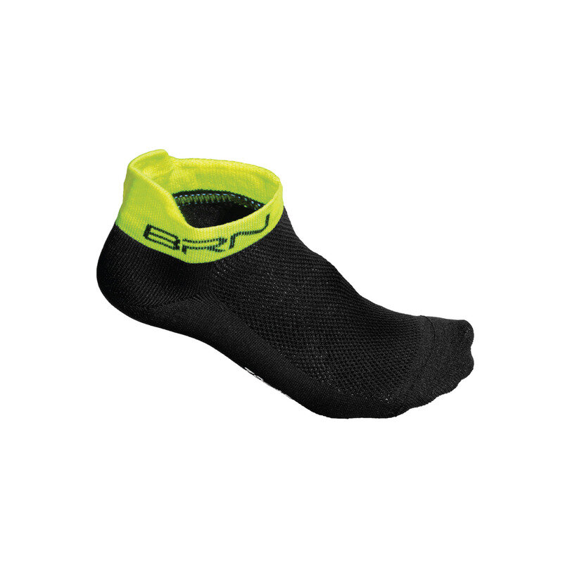 Short Socks Black/Yellow Size S/M (39-42)