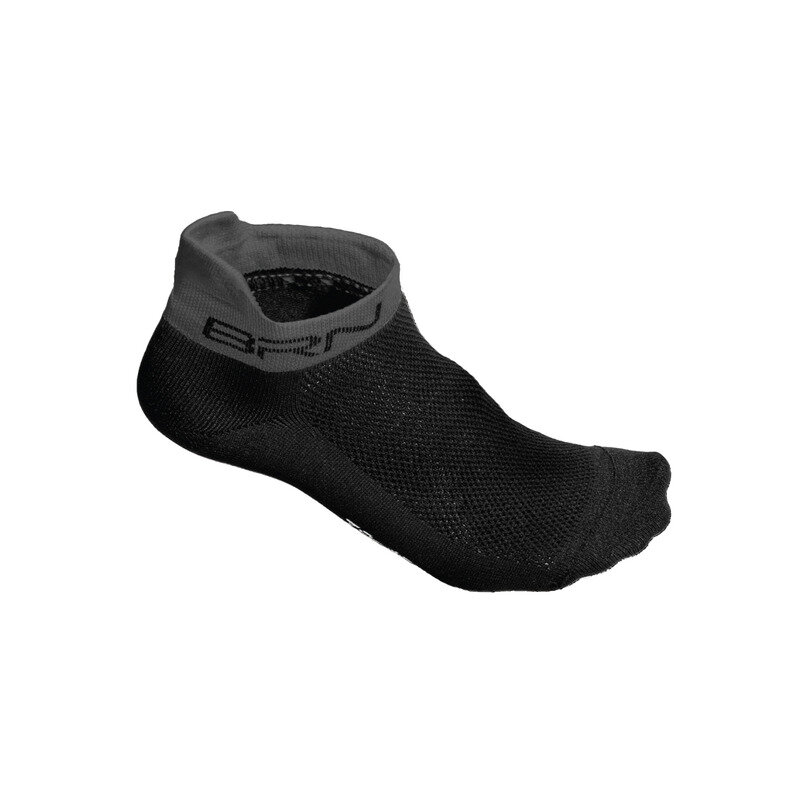 Short Socks Black/Grey Size S/M (39-42)