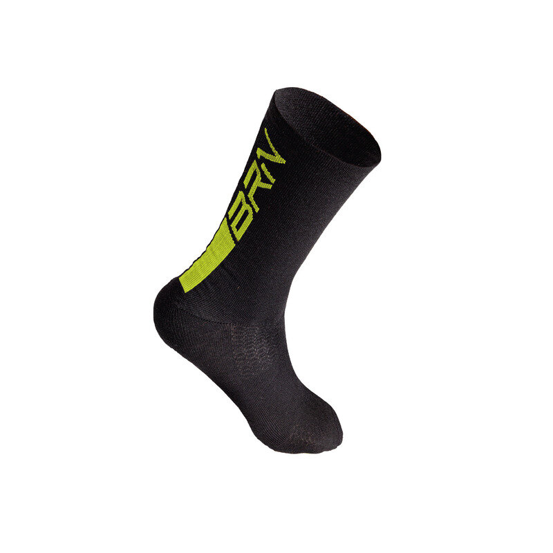 Winter Merino Socks Black/Yellow Size L/XL (43-46)