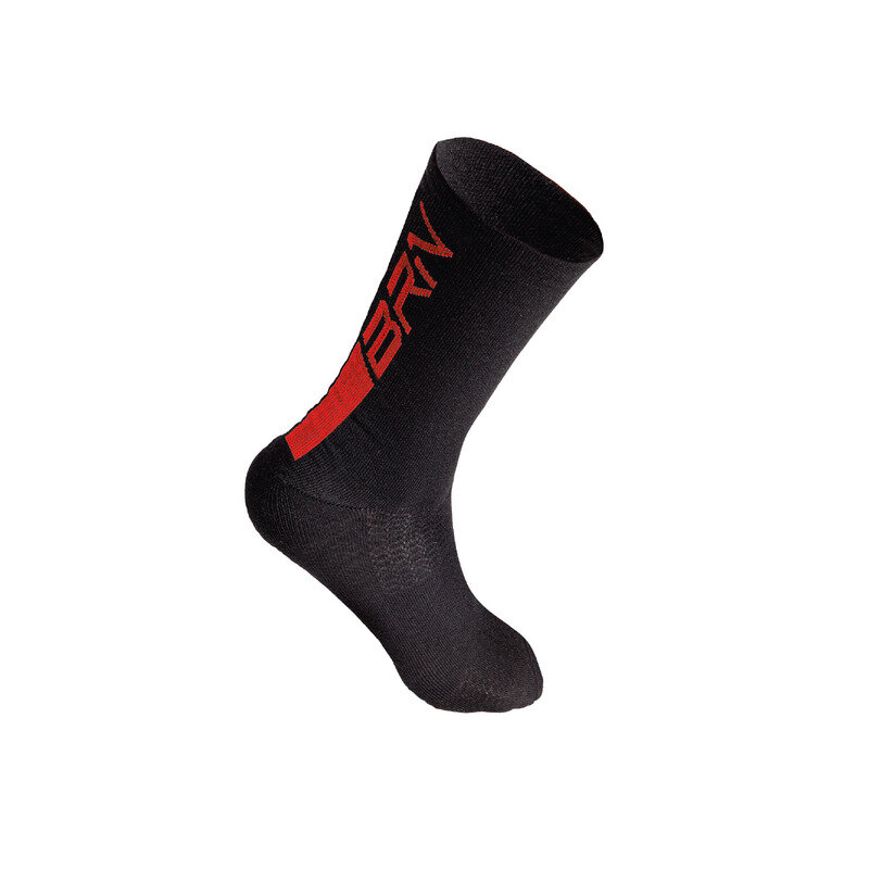 Winter Merino Socks Black/Red Size S/M (39-42)