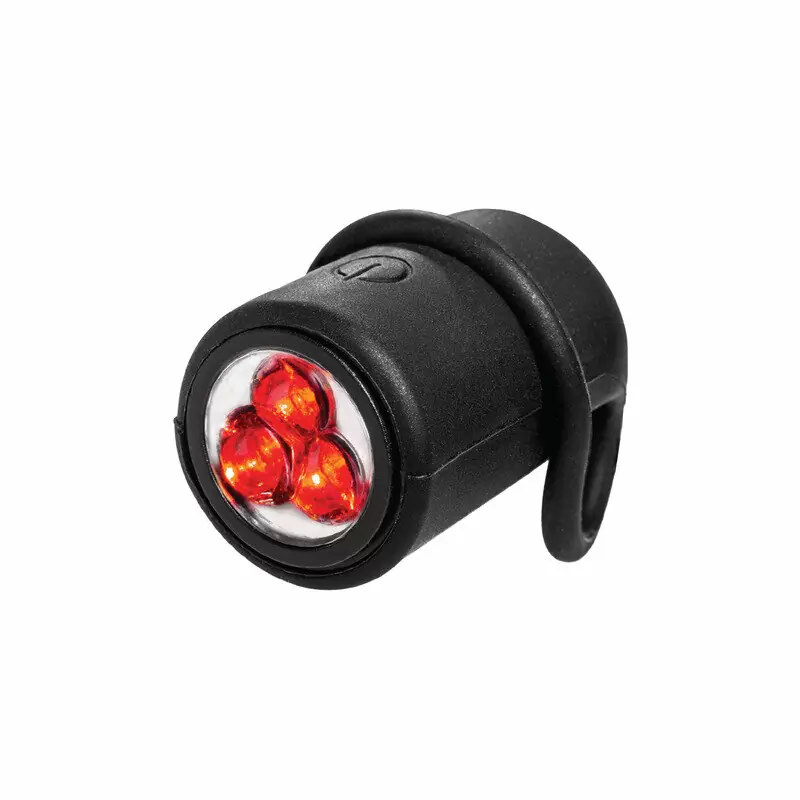 Rücklichtbrille 3 rote LEDs Silikon - image