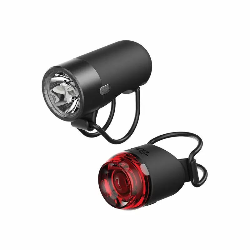 The Plug Front + Rear Light 250 lumens + 10 lumens - image