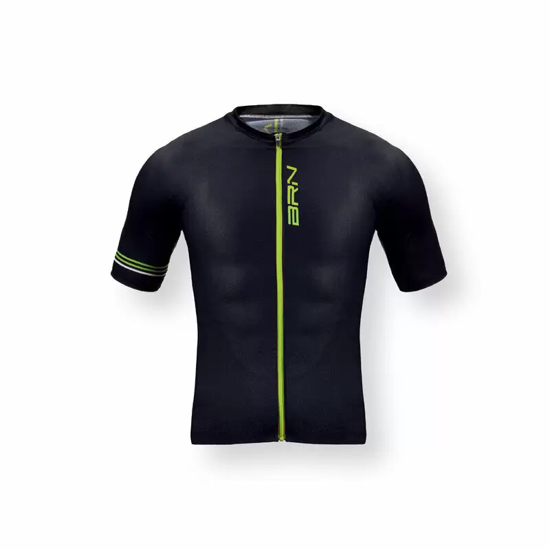 Cross Road Jersey Black/Fluo Yellow Size L - image