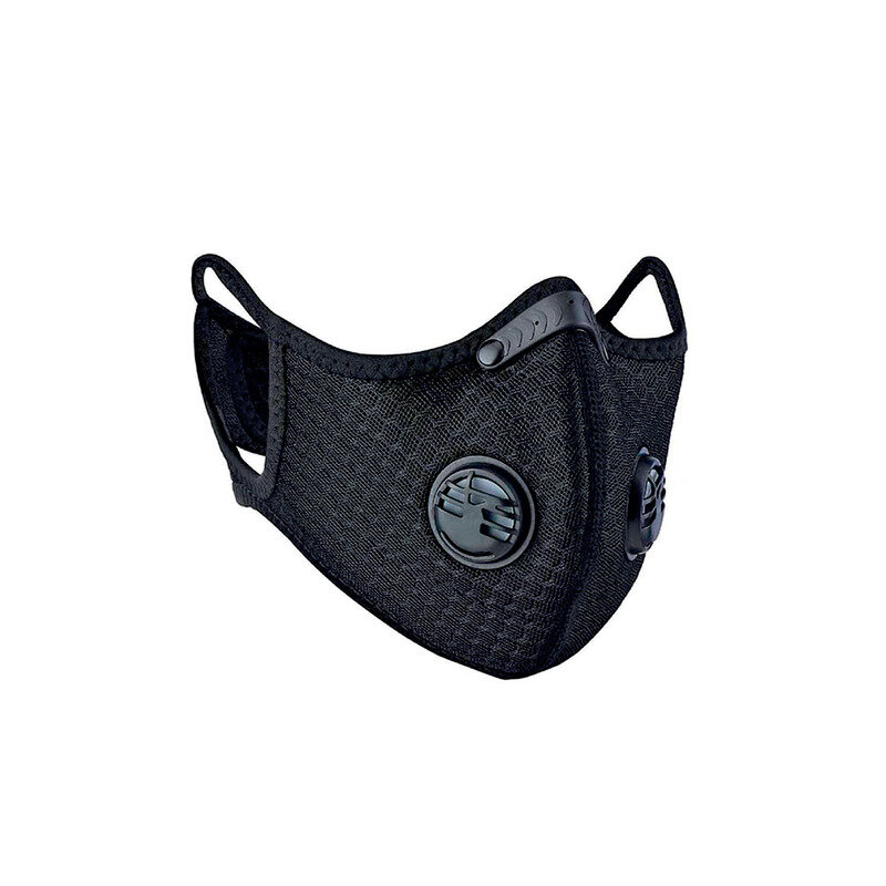 Sport 2 Antismog Mask Black with FFP2 Filter