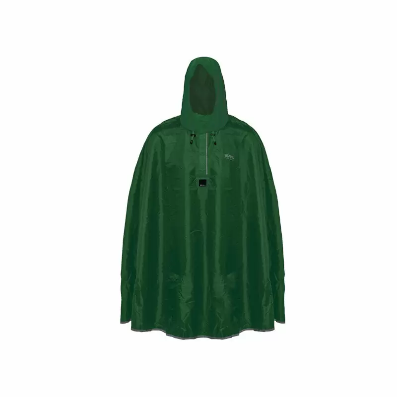 Waterproof Poncho Green Size S/M - image