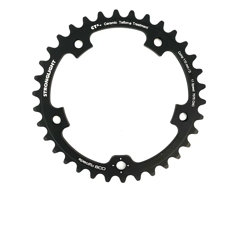 Kettenblatt Typ 110 d innen 39 Zähne schwarz ct² 11-fach - image