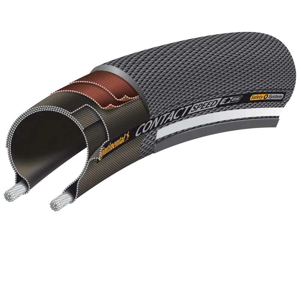 Copertone City Contact Speed 28 37-622 Skin Nero - image