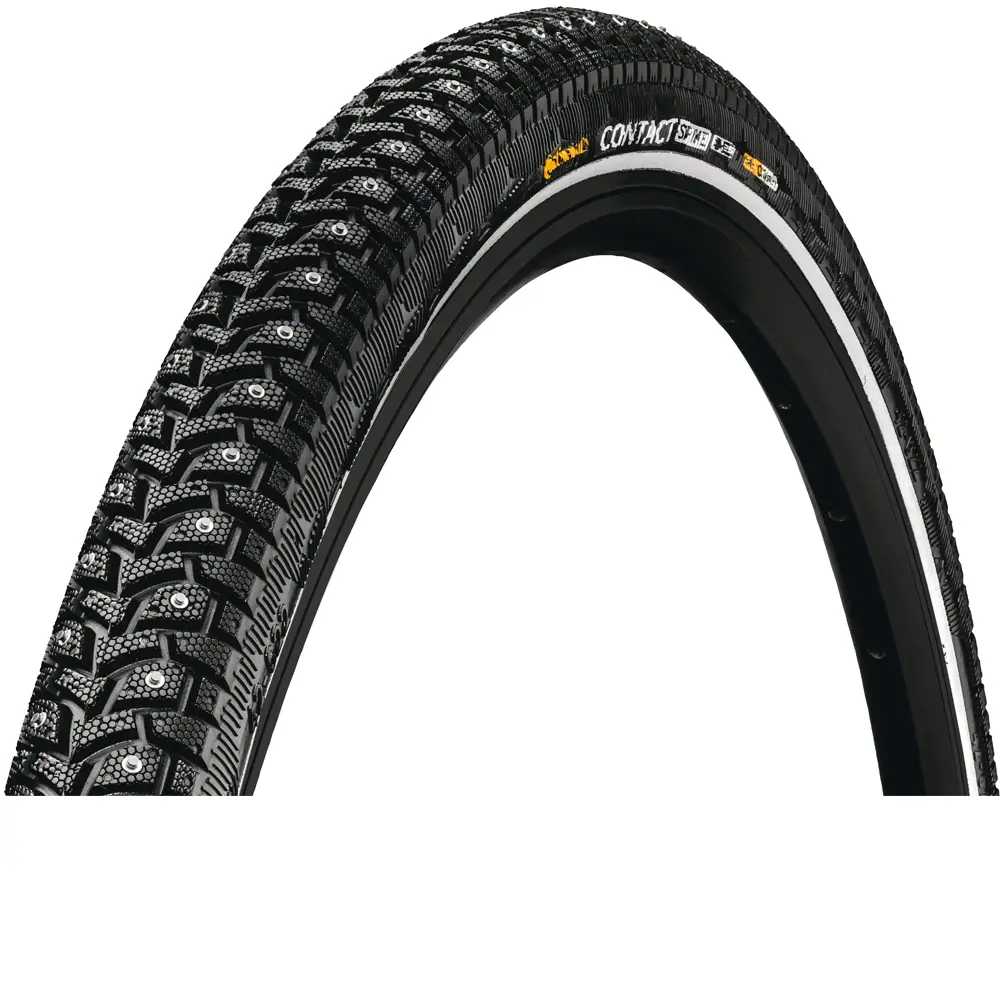 Copertone City Contact Spike 240 28x1,60 Nero Riflettente - image