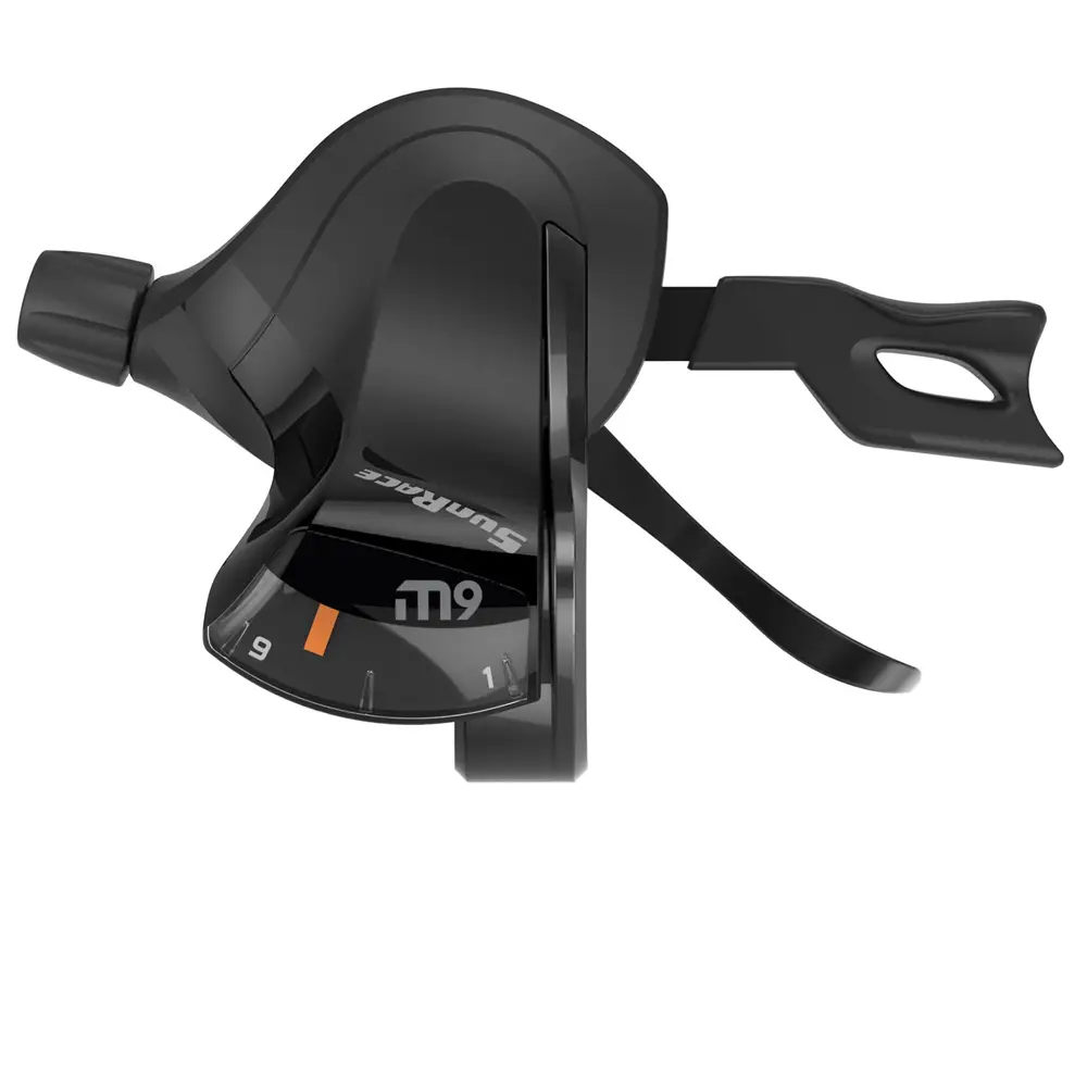 MTB 3S Linker Schalthebel aus schwarzem Aluminium für SHIMANO/SUNRACE - image