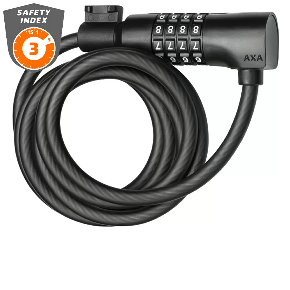 Câble Antivol à Combinaison Resolute 180cm / 8mm Noir - image