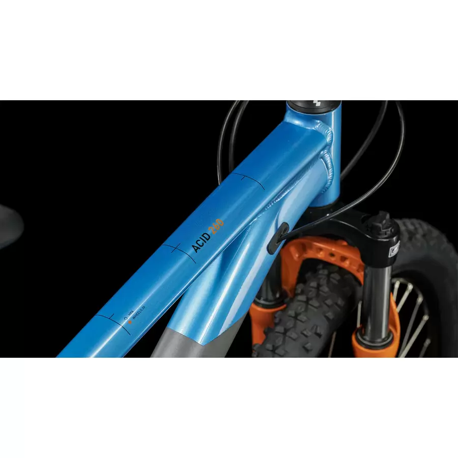 Cube mountain bike blue and orange hot sale