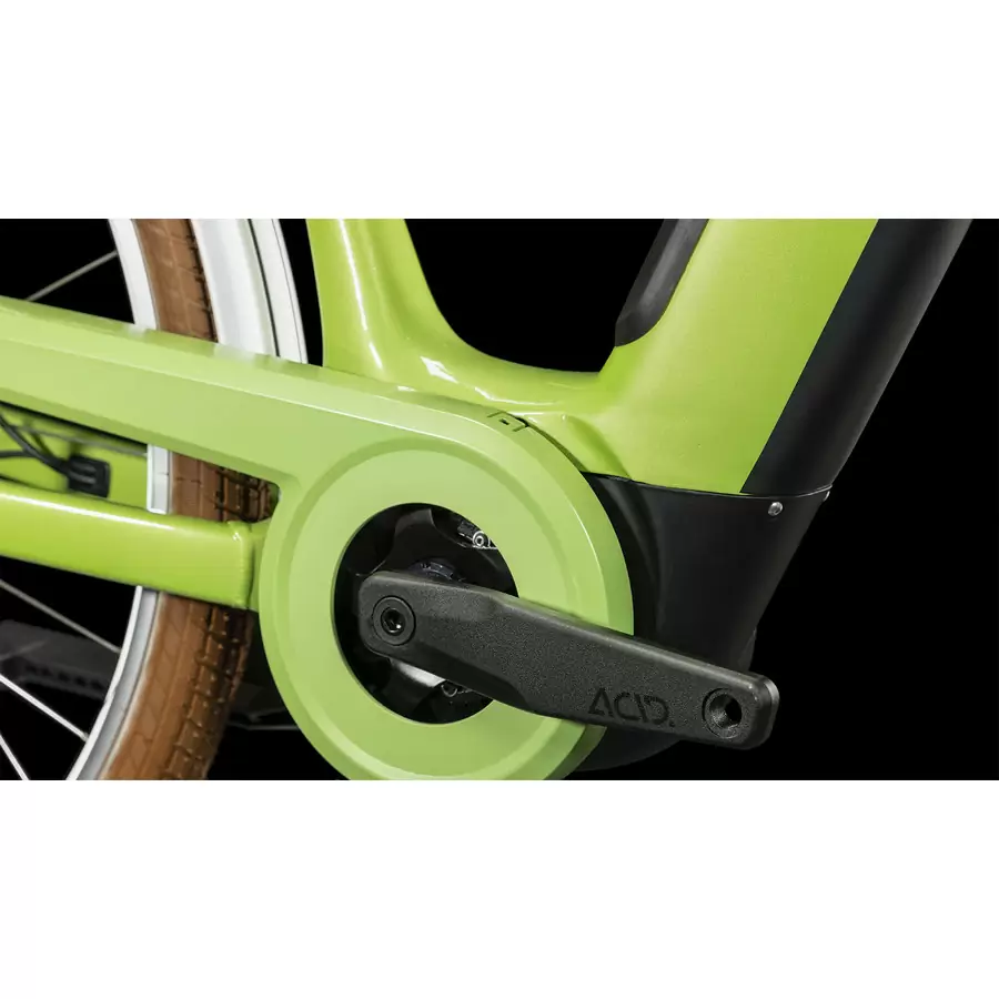 Ella Ride Hybrid 500Wh Verde Easy Entry 50mm 10v Bosch Taglia XS #4