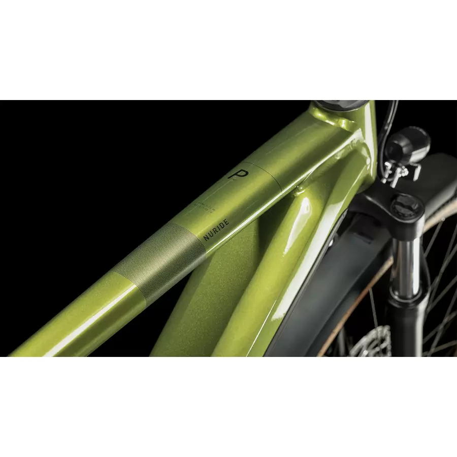 Nuride Hybrid Pro 750Wh Allroad Verde 10v Bosch 100mm Taglia S #1