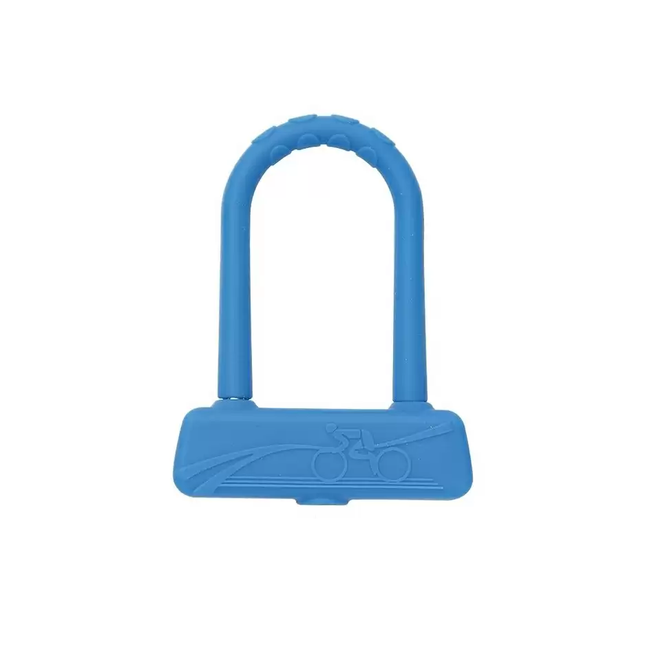 U lock light blue 135mm - image